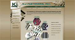 Desktop Screenshot of kjfasteners.com